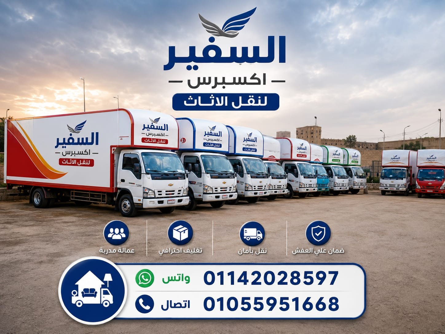 لوجو شركة السفير اكسبريس لنقل الاثاث